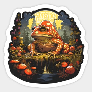 Mystic frog trip Sticker